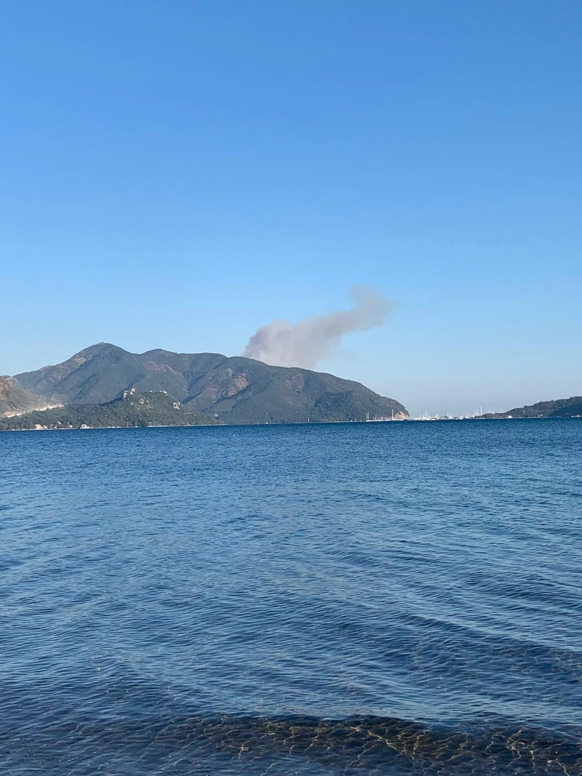 Marmaris’te orman yangını